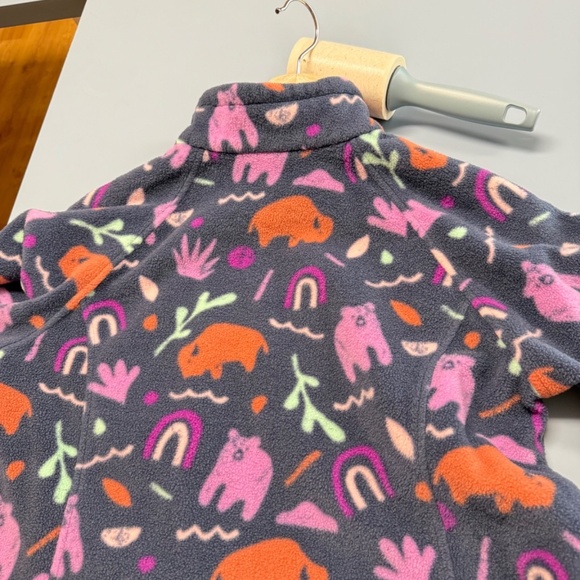 Columbia Benton Springs II Bison Bear GIRLS XL,18/20 Fleece Full-Zip Jacket 2942 - Picture 10 of 11